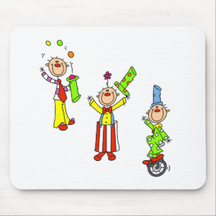 Tapis De Souris Clowns de Cirque