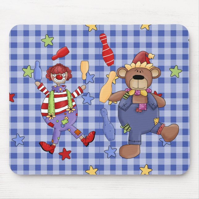 Tapis de souris Clowns de cirque (Devant)