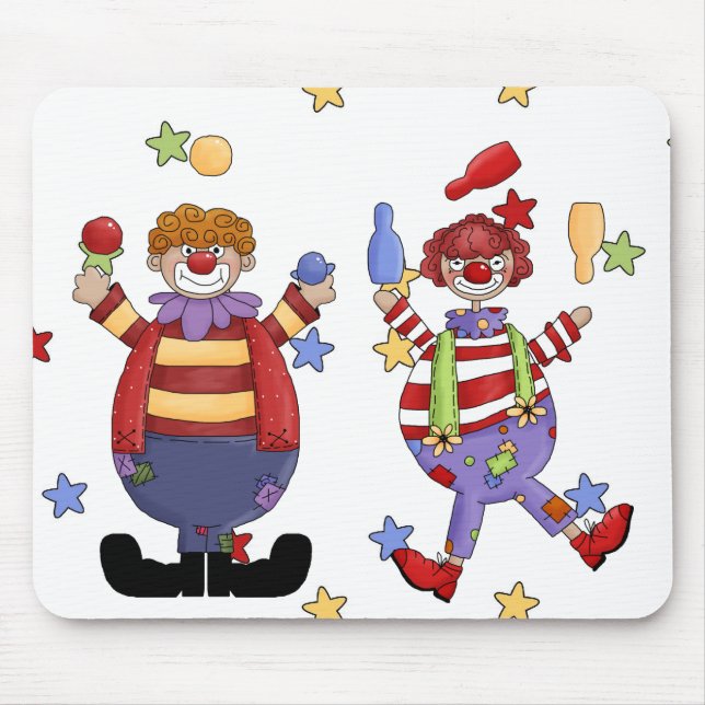 Tapis De Souris Clowns de cirque Mousepad (Devant)