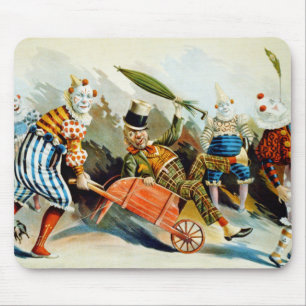 Tapis De Souris Clowns de cirque vintage