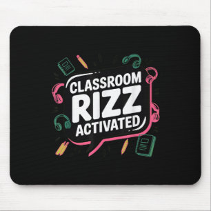 Tapis De Souris Clroom Rizz Activé, Gen Z Alpha, Retour à l'école