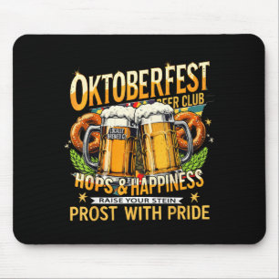 Tapis De Souris Club de bière Prost avec fierté Cadeau Équipe de b