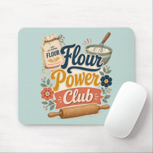 Tapis De Souris Club de Boulangerie Flour Power Cottage