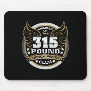 Tapis De Souris Club de développé couché de 315 livres pour haltér