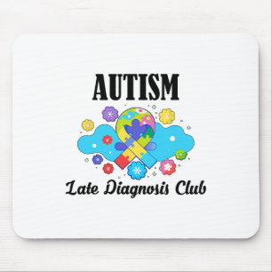 Tapis De Souris Club de diagnostic tardif de l'autisme - Sensibili