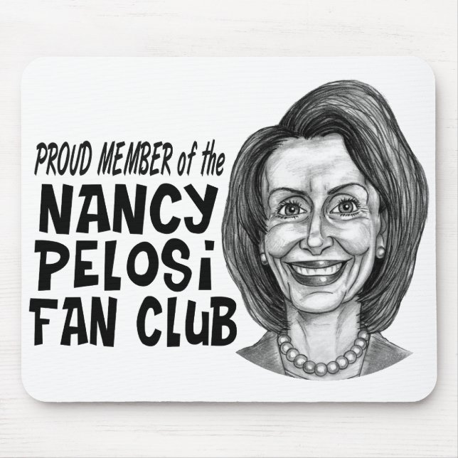 Tapis De Souris Club de fan de Nancy Pelosi (Devant)