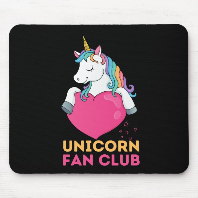 Tapis De Souris Club de fans de Unicorn (Devant)