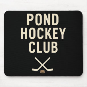 Tapis De Souris Club de hockey sur glace en plein air Bâtons crois