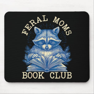 Tapis De Souris Club de lecture de mères sauvages drôles