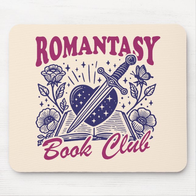 Tapis De Souris club de lecture de romantasy (Devant)