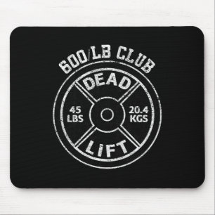 Tapis De Souris Club de levage de poids mort de 270 kg Gym muscula