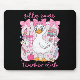 Tapis De Souris Club de professeur de l'oie idiote Drôle de retour