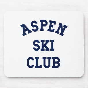Tapis De Souris club de ski Aspen Colorado montagne de ski voyage 