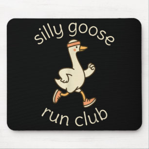 Tapis De Souris Club de sport hilarant Marathon idiot Gymer Course