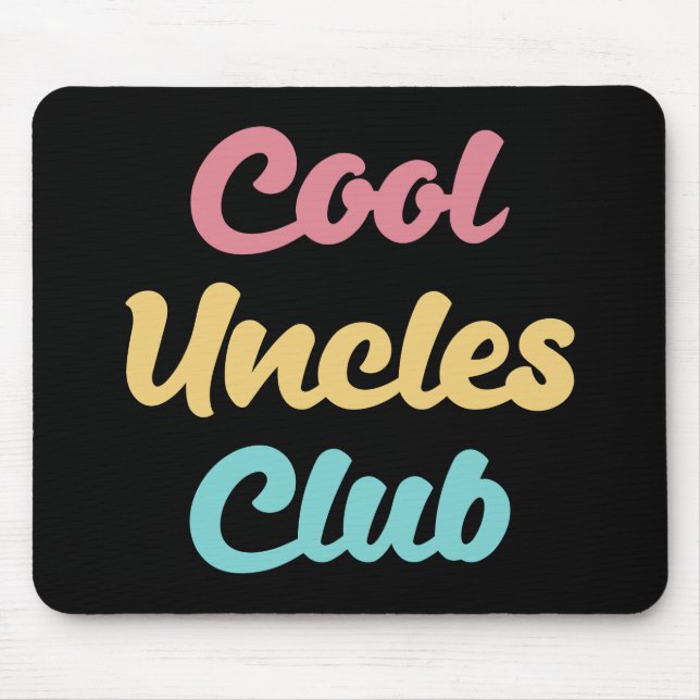 Tapis De Souris Club des oncles cool II (Devant)