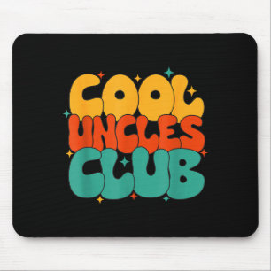 Tapis De Souris Club des oncles cools rétro funky Drôle Nouvel Onc