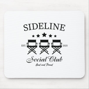 Tapis De Souris Club Social de la Ligne Latérale Fier et Fort Mama