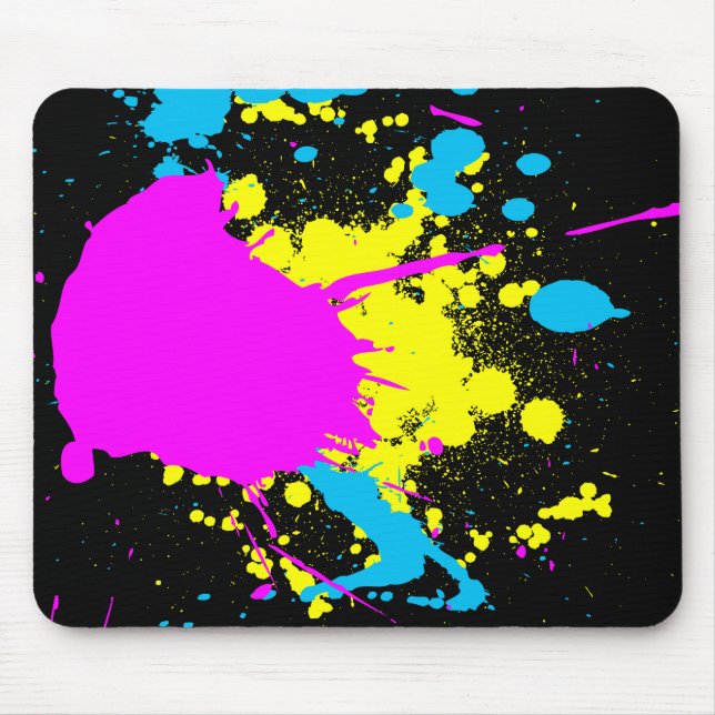Tapis De Souris CMYK Splash (Devant)
