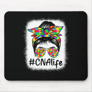 Tapis De Souris Cna Infirmière Certifiée Instantané Bun Messy Awar