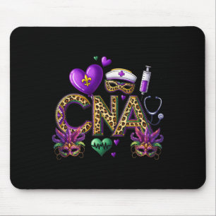 Tapis De Souris Cna Mardi Gras Certifié Infirmière Istant Mardil G