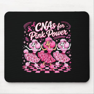 Tapis De Souris CNAS Rose Power Rétro pour la sensibilisation au c