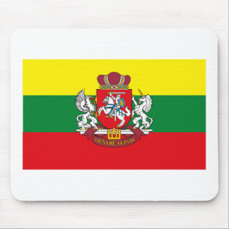 Tapis De Souris COA Mousepad du drapeau W de la Lithuanie