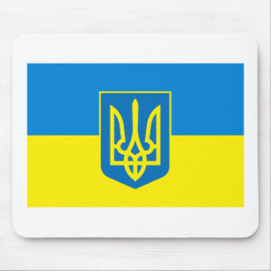 Tapis De Souris COA Mousepad du drapeau W de l'Ukraine