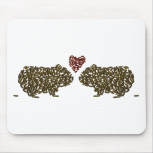 Tapis De Souris Cobayes dans l'amour