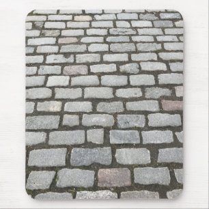 Tapis De Souris Cobblestone Pierre Jardin Voie piétonnière Photo