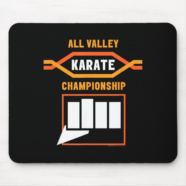 Tapis De Souris Cobra Kai All Valley et poing (Devant)