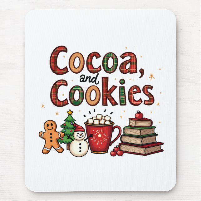 Tapis De Souris Coca et biscuits Amateurs de Noël (Devant)