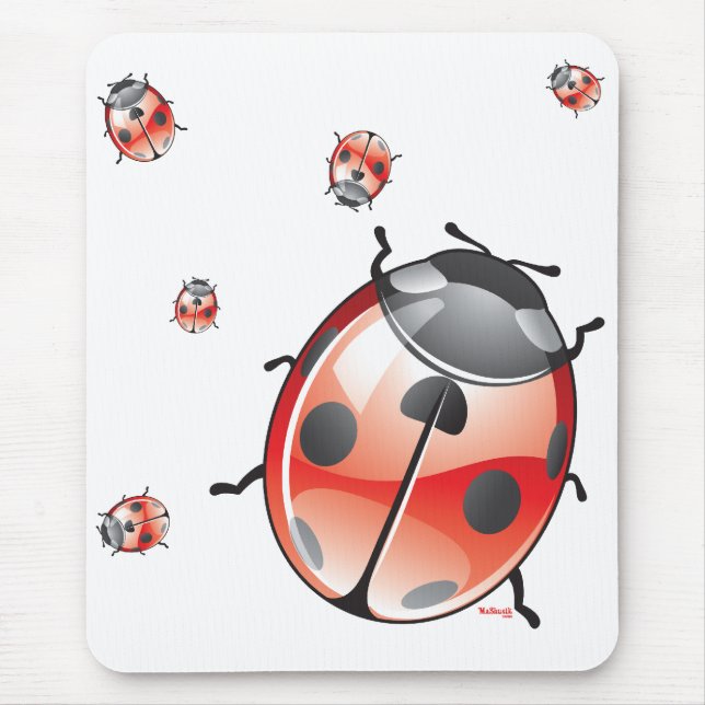Tapis De Souris Coccinelle Mousepad (Devant)