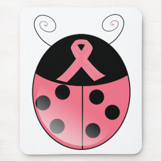 Tapis De Souris Coccinelle rose