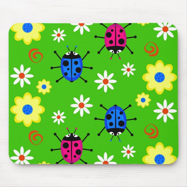 Tapis De Souris Coccinelles géniales (Devant)