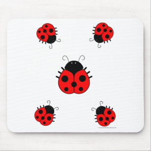 Tapis De Souris Coccinelles Mousepad
