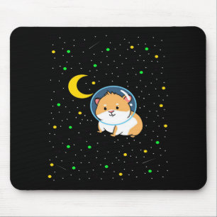 Tapis De Souris Cochon De Guinée Dans L'Espace Cute Astronomie G