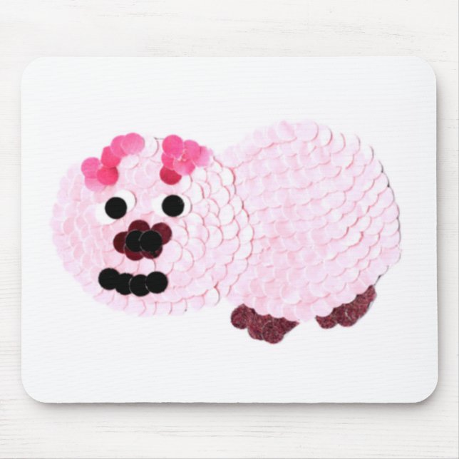 Tapis De Souris Cochon rose (Devant)