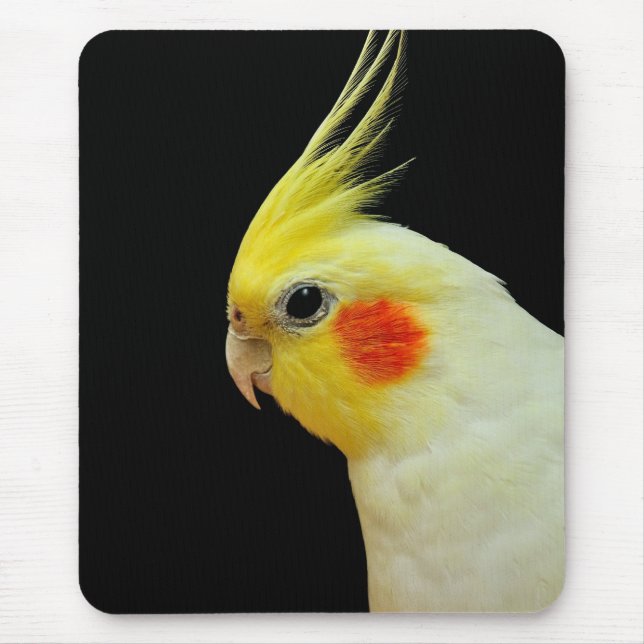 Tapis De Souris Cockatiel de Lutino (Devant)
