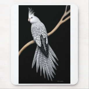 Tapis De Souris Cockatiel Whitefaced Mousepad de perle