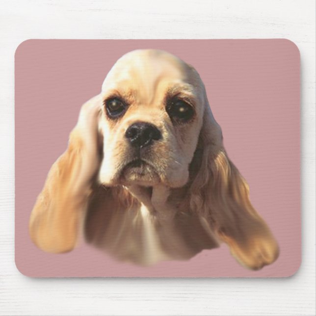Tapis De Souris Cocker Blondie Mousepad (Devant)