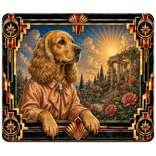 Tapis De Souris Cocker Spaniel, Chien Art Déco