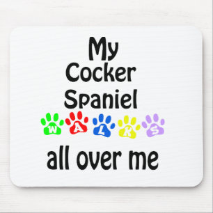 Tapis De Souris Cocker Spaniel Walks Design