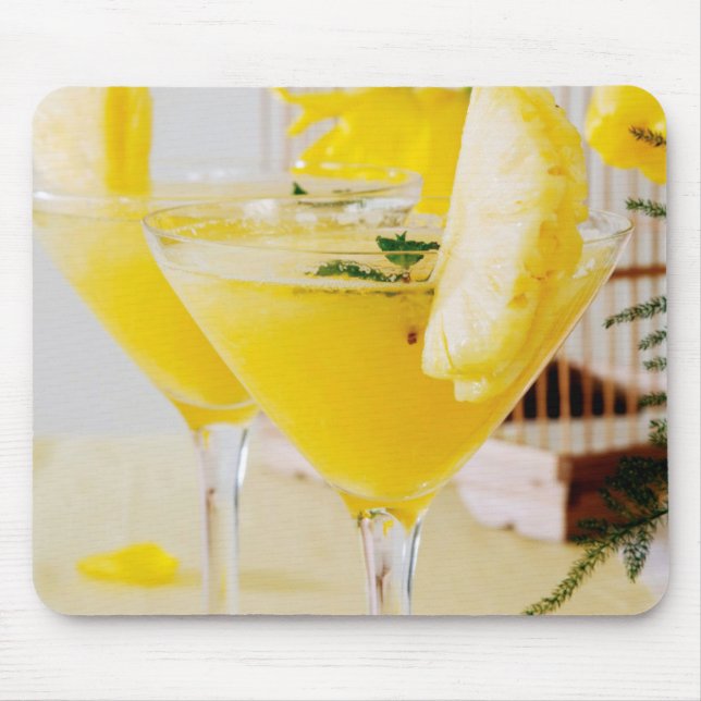 Tapis De Souris Cocktail de Fresca à l'ananas et au gingembre (Devant)