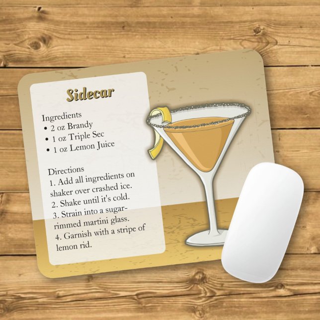 Tapis De Souris Cocktail Sidecar (Créateur téléchargé)