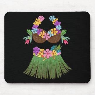 Tapis De Souris Coco Bra Lei Fleurs Gr Jupe Hula Party Hallow