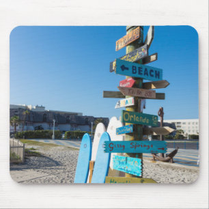 Tapis De Souris Cocoa Beach Totem Tiki