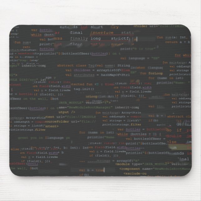 Tapis De Souris Code (Devant)