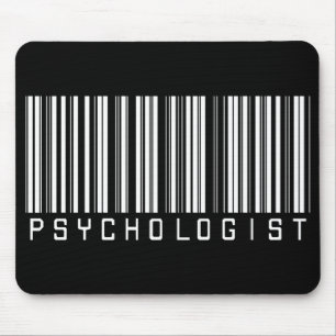 Tapis De Souris Code barres de psychologue