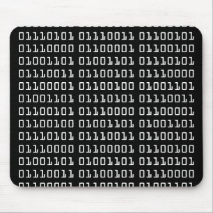 Tapis De Souris Code binaire Mousepad