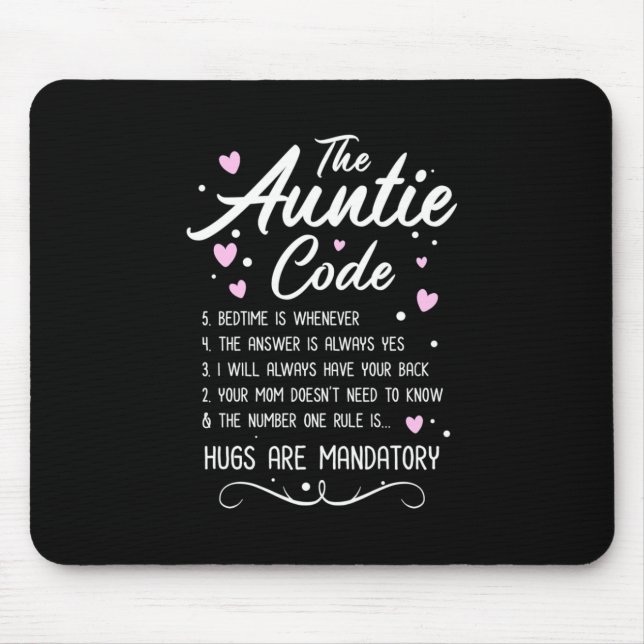 Tapis De Souris Code de la tante (Devant)